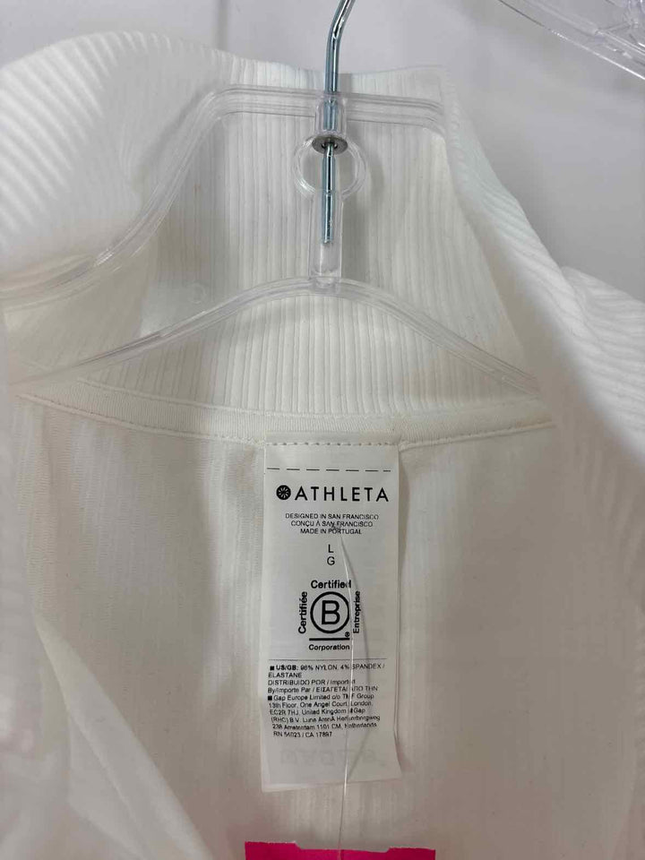 Size L Athleta White Shirt