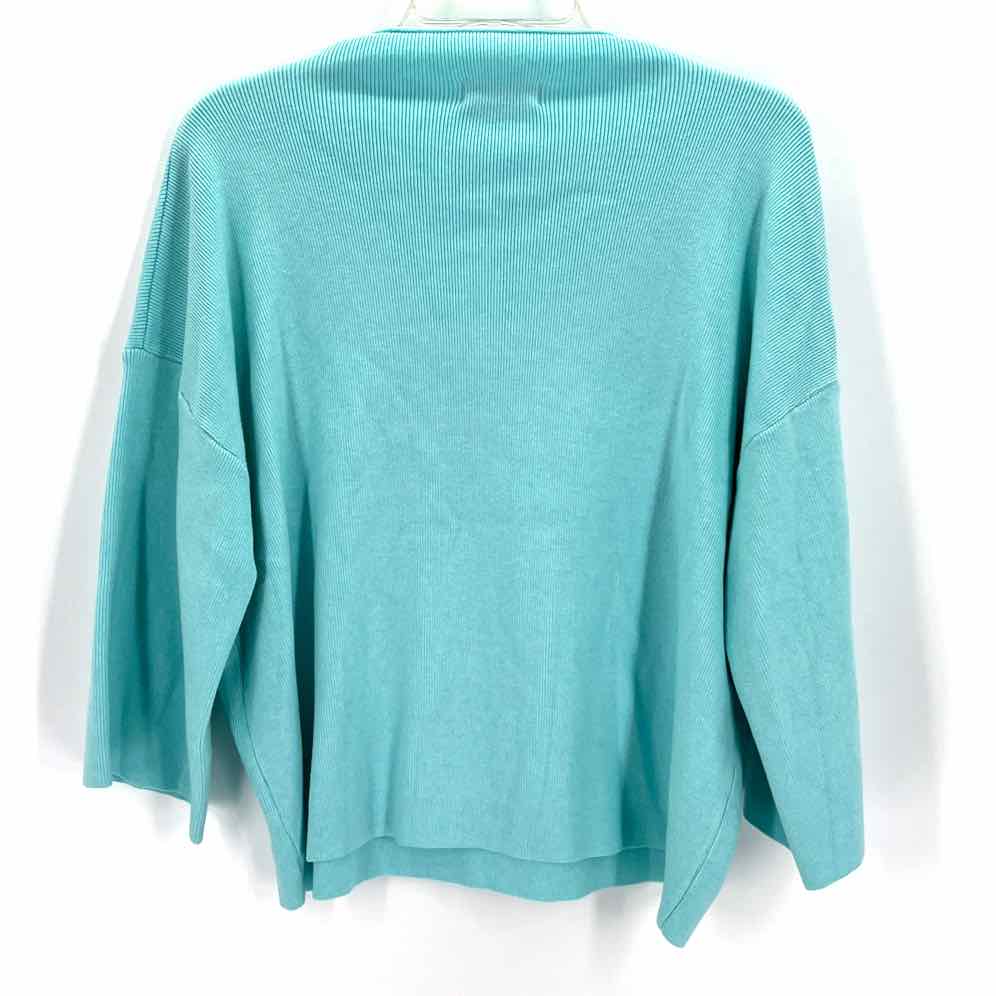 Size L PIXI + IVY Teal Sweater