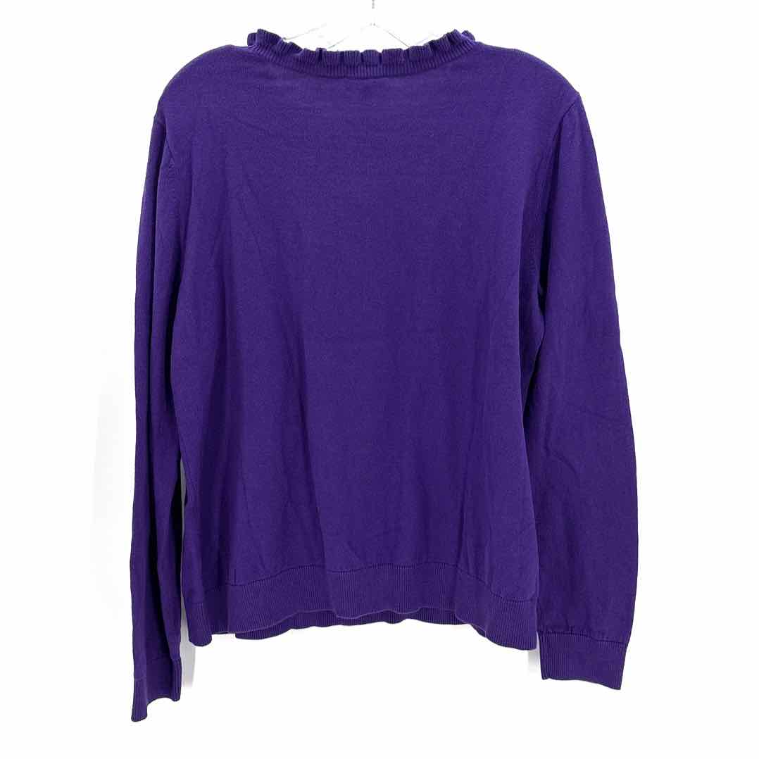 Size XL Talbots Purple Knit Sweater