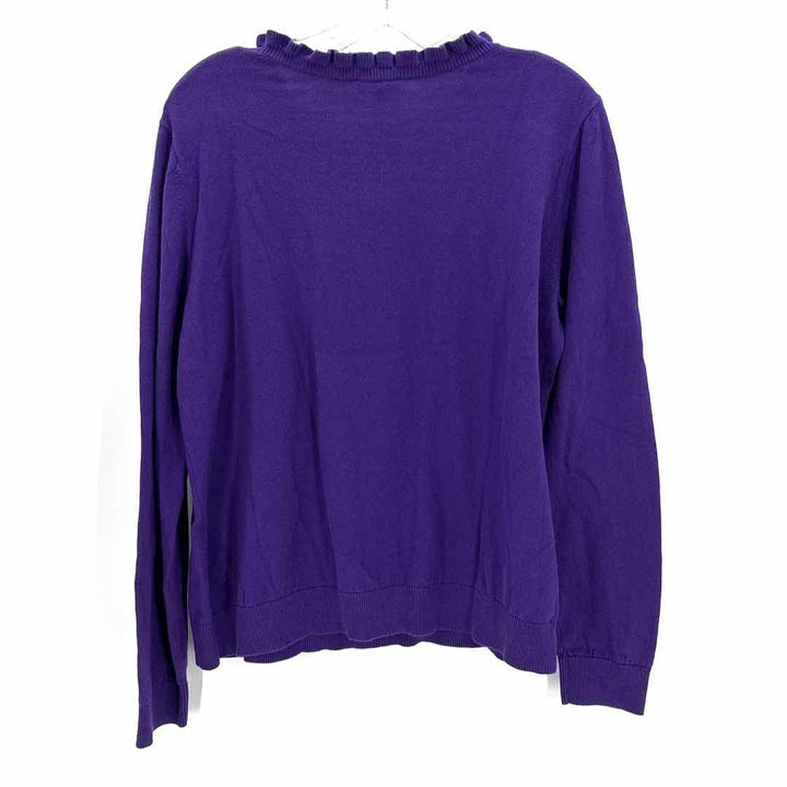 Size XL Talbots Purple Knit Sweater