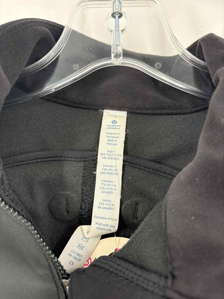 Size 4 Lululemon Black Jacket