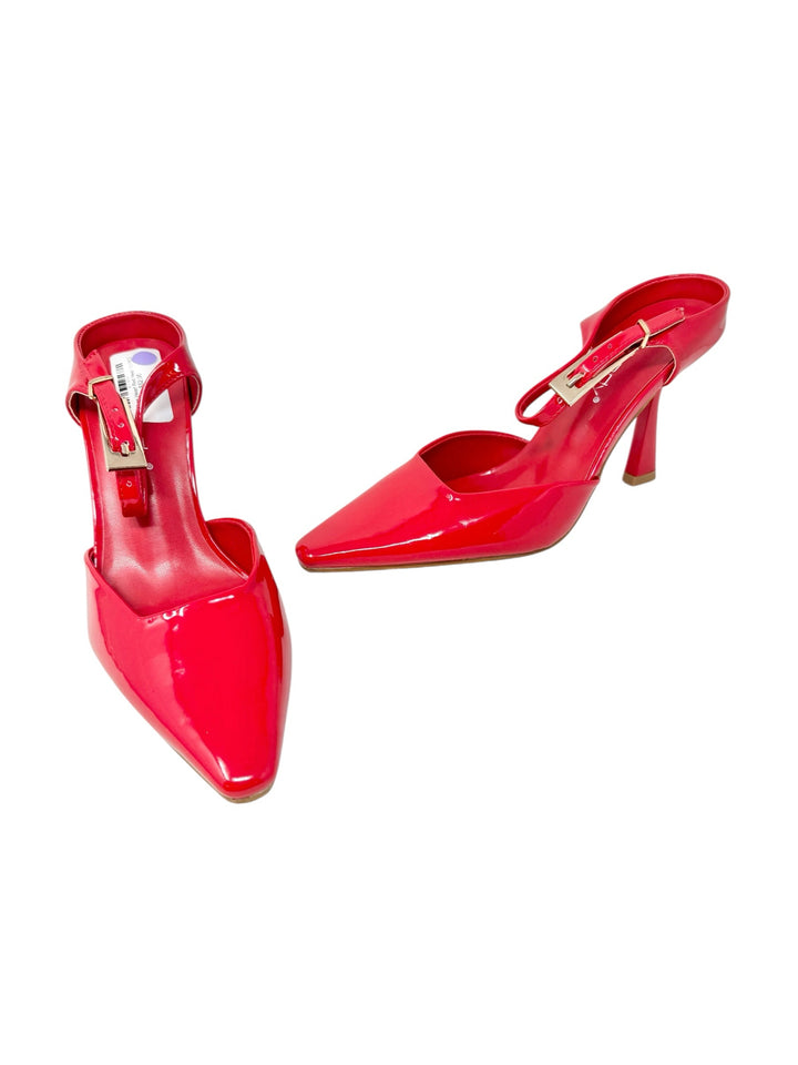 Shoe Size 7 Red Mules