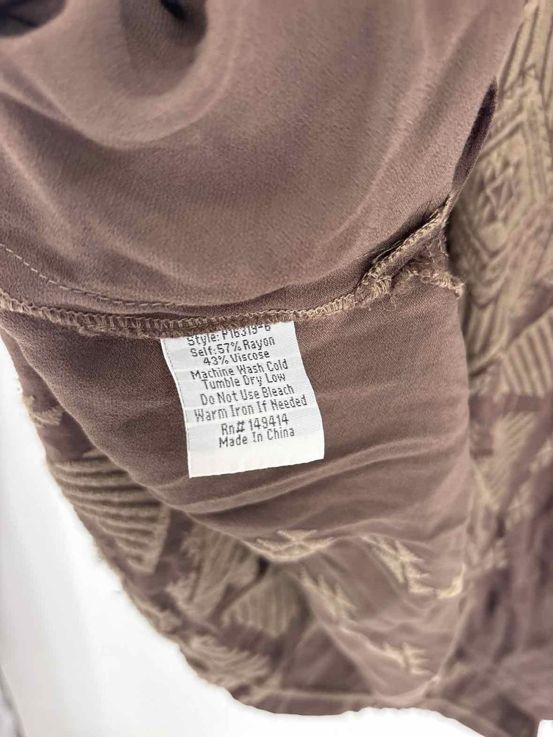 Size L Johnny Was Olive Shirt