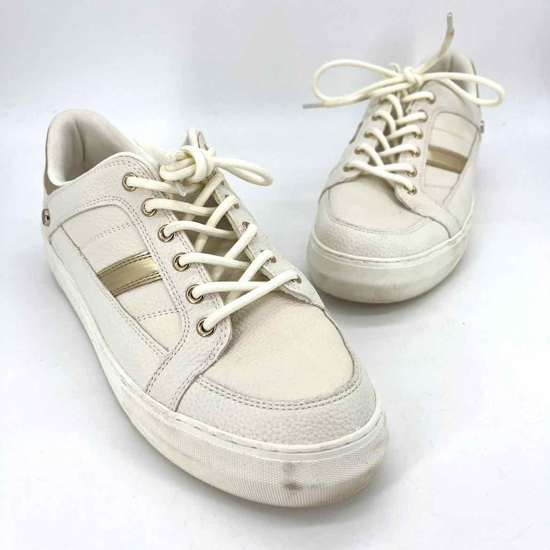 Shoe Size 9 Vince Camuto White Leather Sneakers