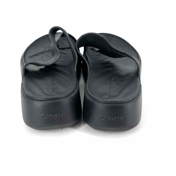 Shoe Size 10 Crocs Black Sandals