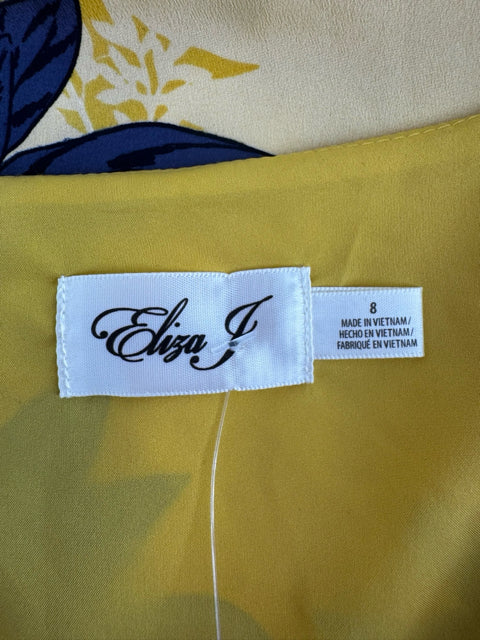 Size 8 ELIZA J Yellow Dress