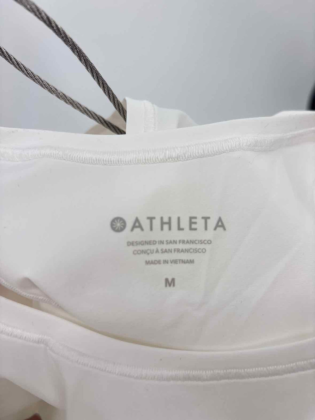 Size M Athleta White Dress