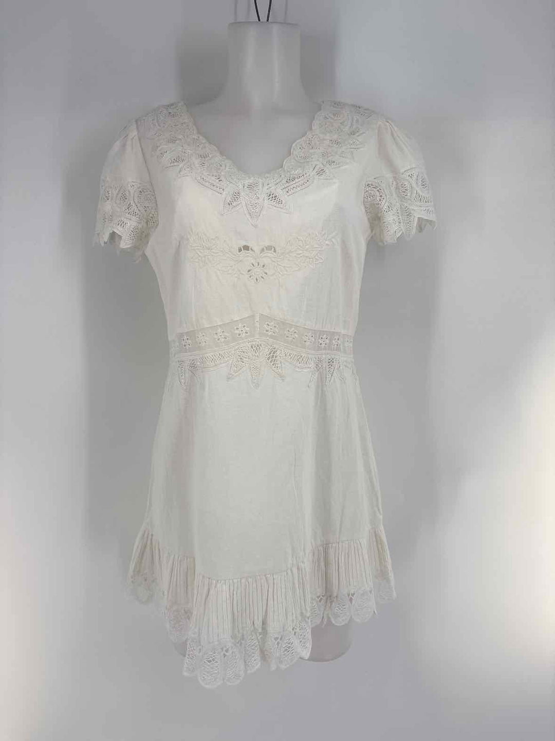 Size XS LOVE SHACK FANCY White Dress