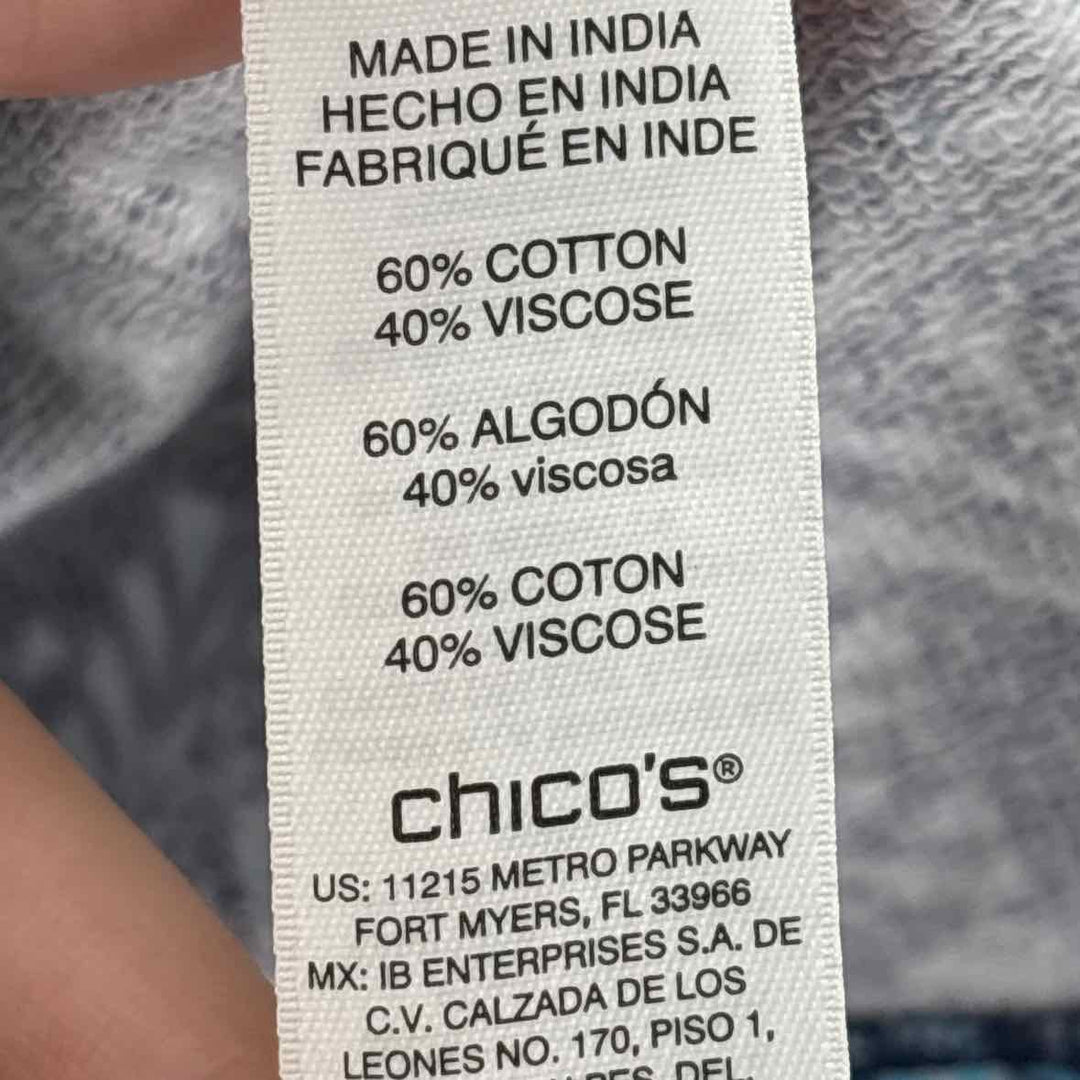 Size M Chico's Multi-Color Knit Shirt