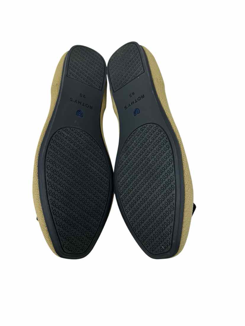 Shoe Size 9.5 ROTHY'S Tan Knit Flats