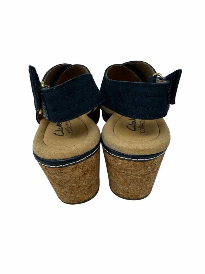 Shoe Size 7 CLARKS Navy Sandals