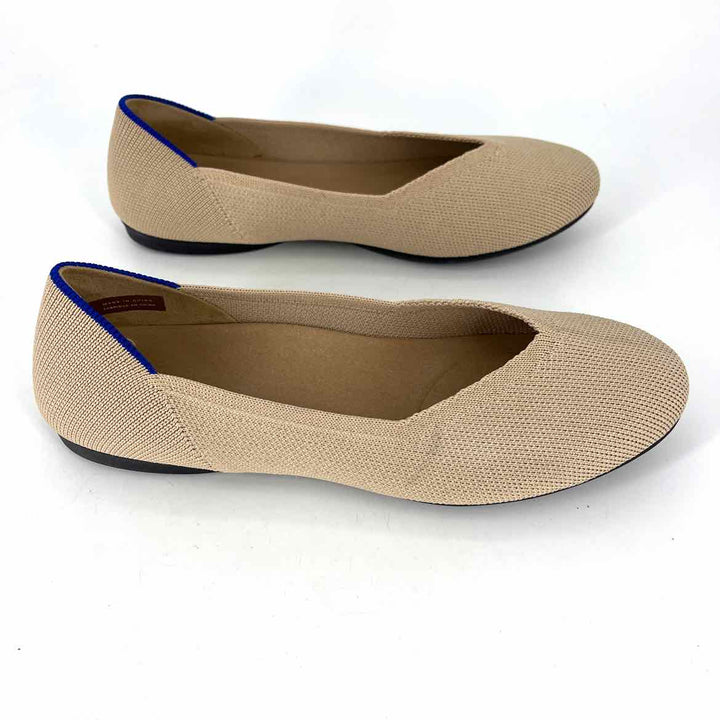 Shoe Size 6 ROTHY'S Tan Flats