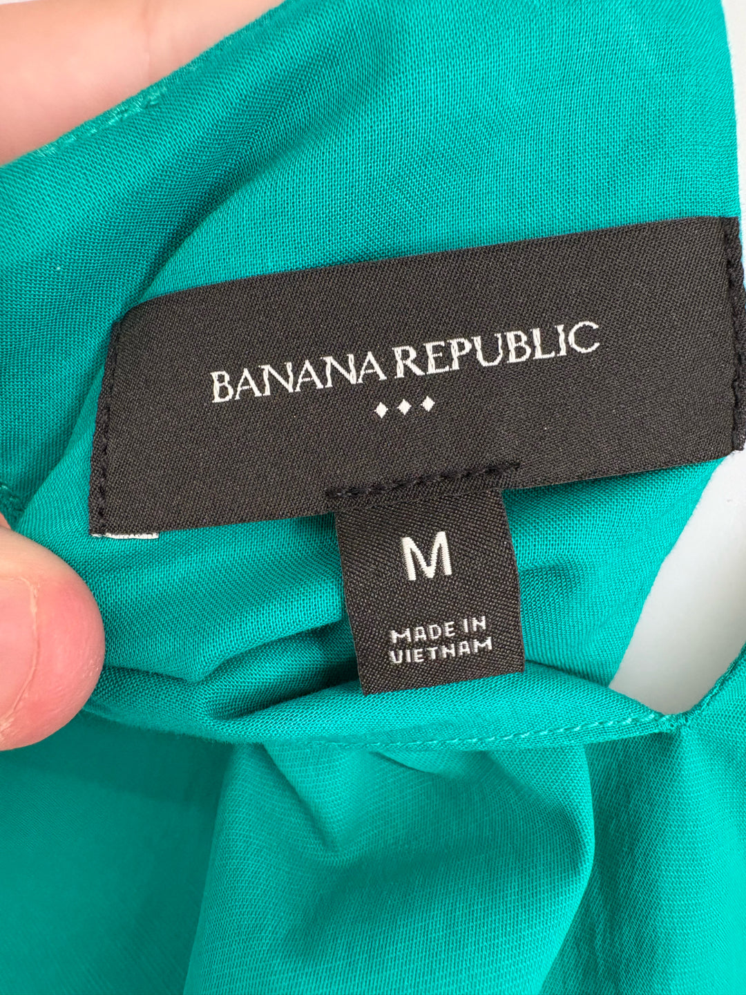 Size M Banana Republic Green Shirt
