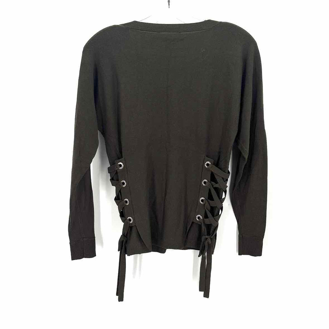 Size XS INC Forest Green Knit Sweater