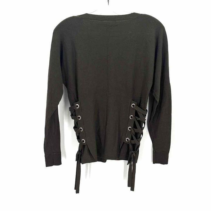 Size XS INC Forest Green Knit Sweater