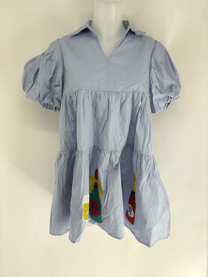 Size S FANTASTIC FAWN Blue Dress