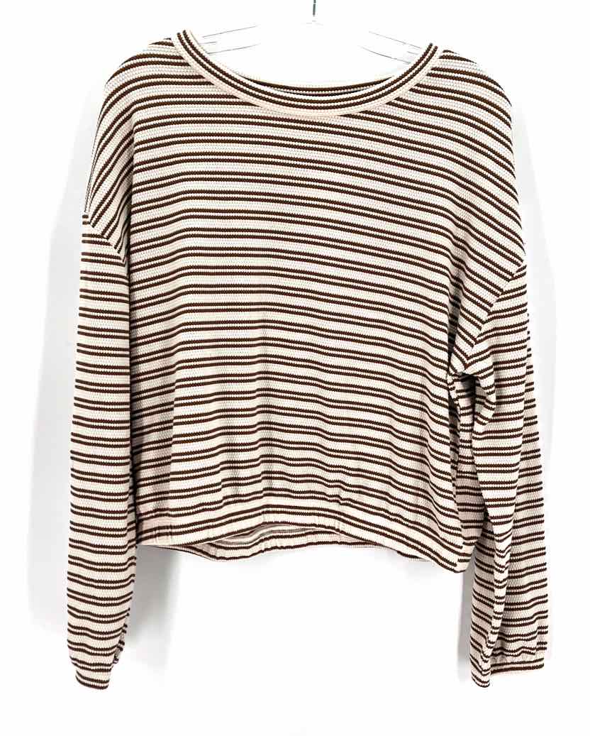 Size L Ann Taylor Tan Shirt