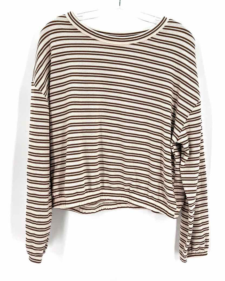 Size L Ann Taylor Tan Shirt