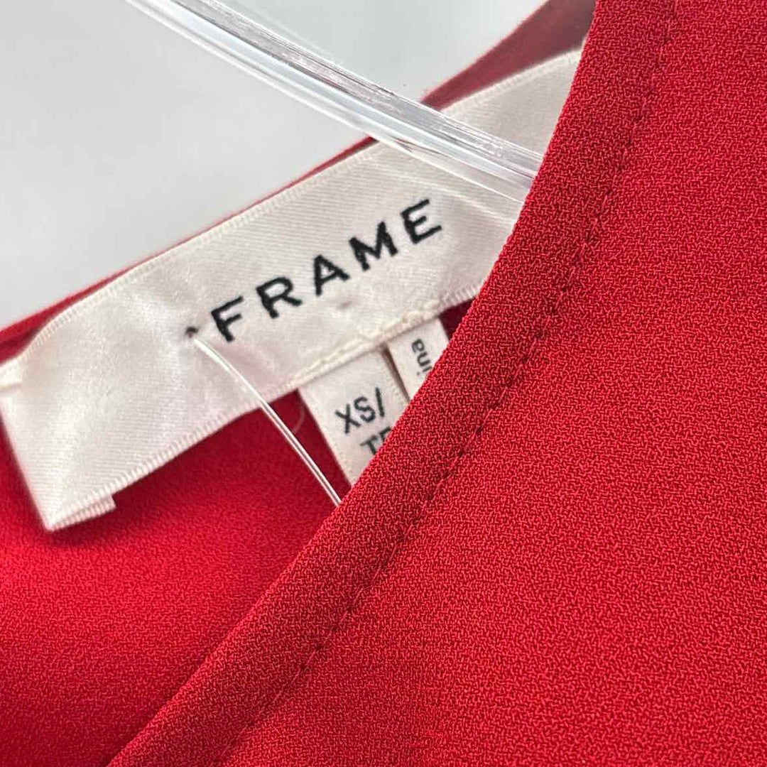 Size XS FRAME Red Shirt