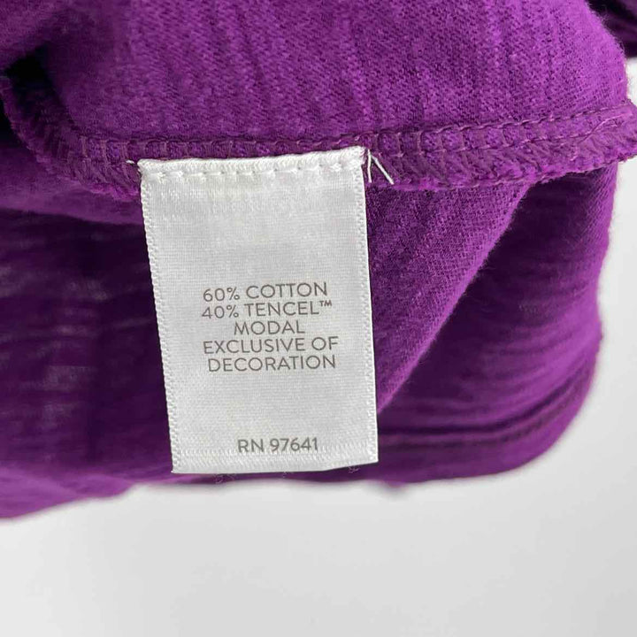 Size M J JILL Purple Shirt