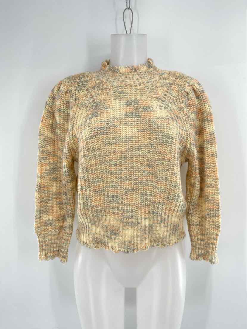 Size S LOVERS & FRIENDS Yellow Knit Sweater