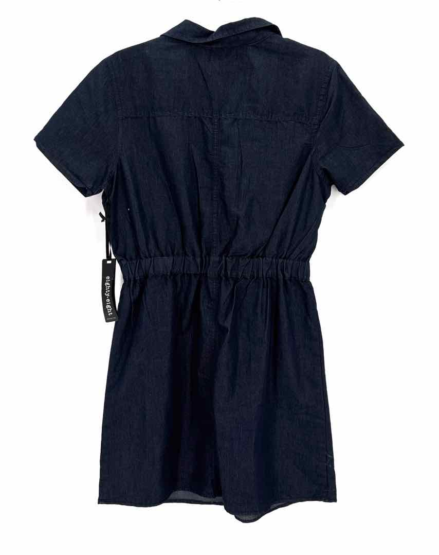Size XL Navy Chambray Dress