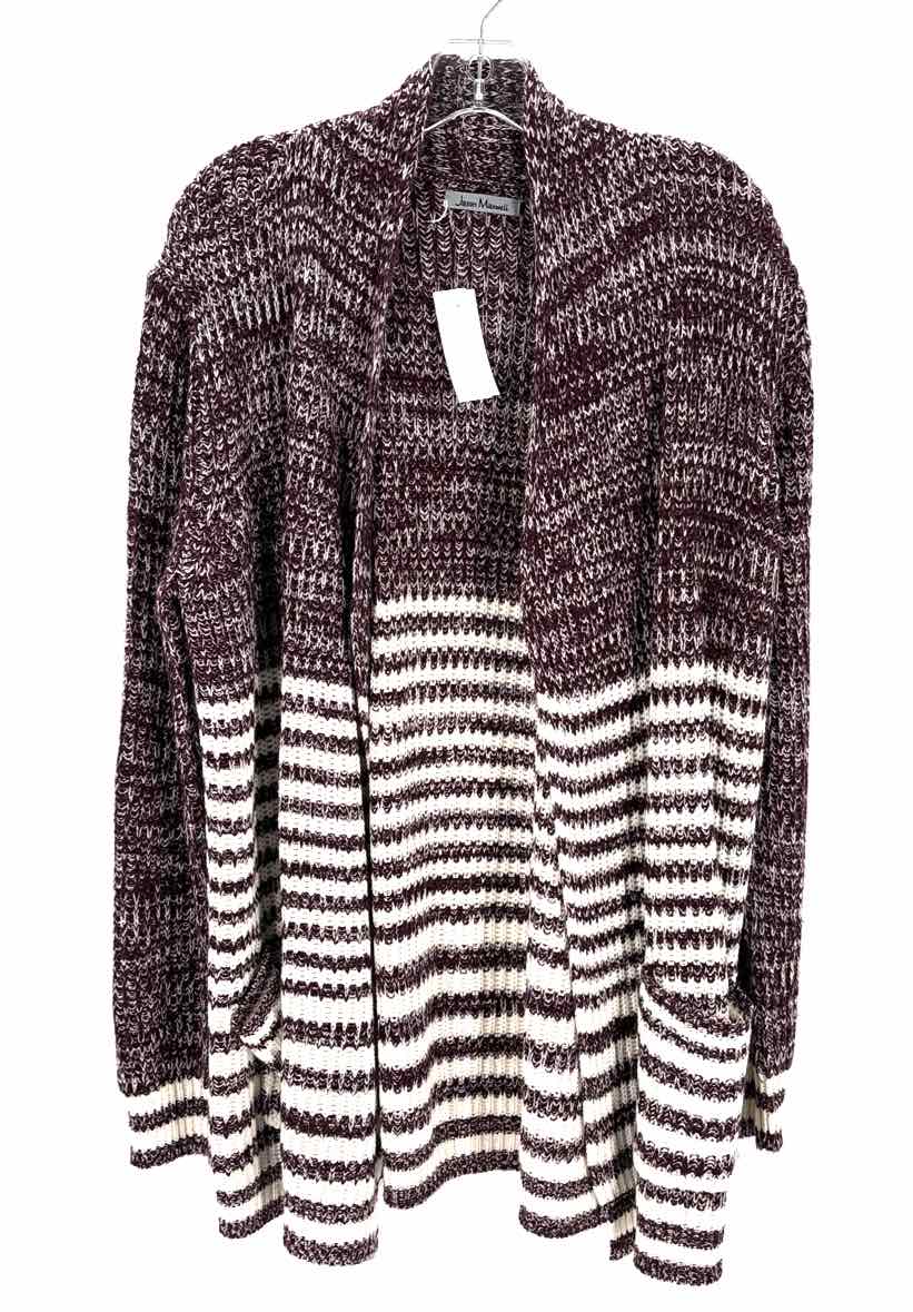 Size L Burgundy Cardigan