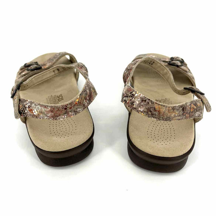 Shoe Size 9 SAS Multi-Color Leather Sandals