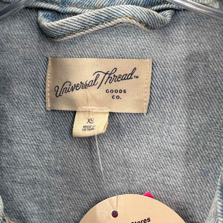 Size XS UNIVERSAL STANDARD Light Blue Denim Jacket