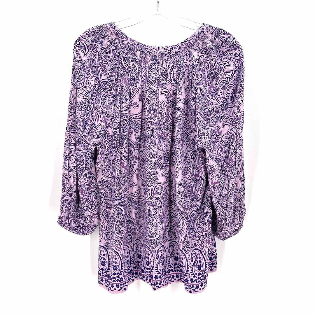 Size M CROWN & IVY Purple Shirt