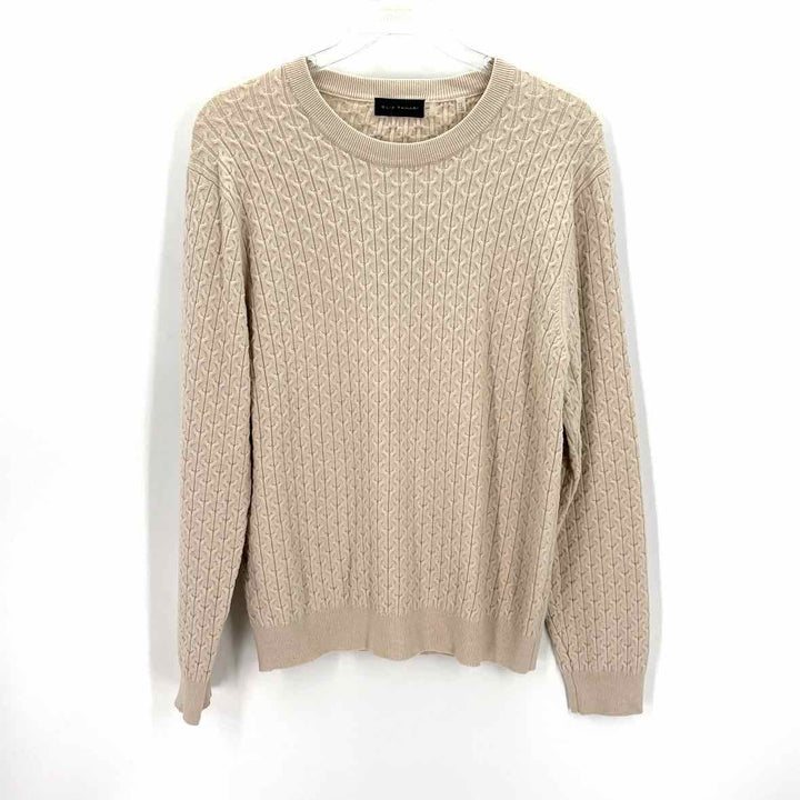 Size M ELIE TAHARI Beige Knit Sweater