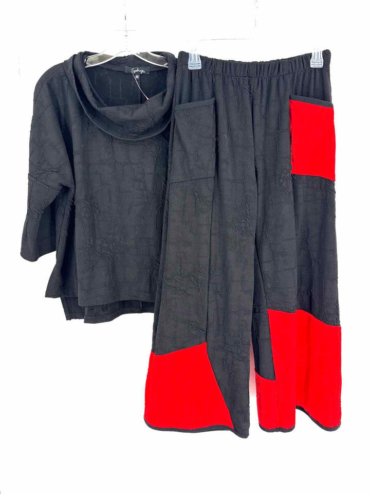 Size XS Black 2 PC Dress