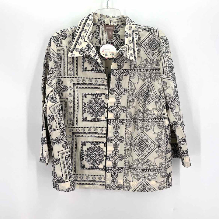 Size XL Chico's Cream Jacket