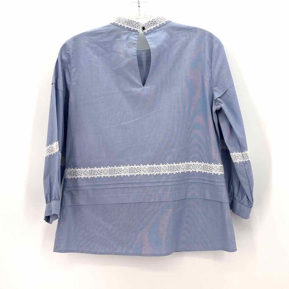 Size XS Banana Republic Blue Lace Shirt