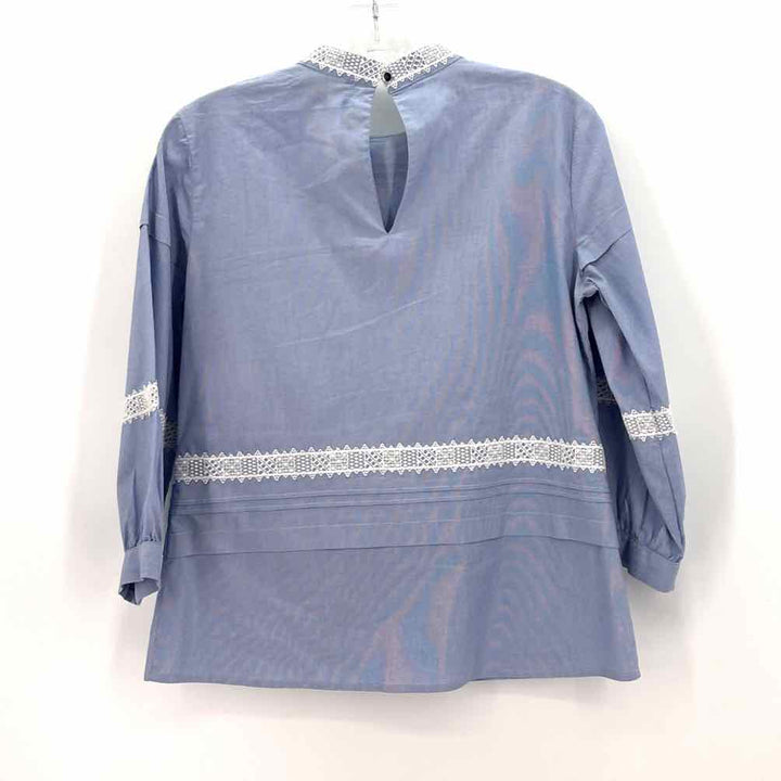 Size XS Banana Republic Blue Lace Shirt