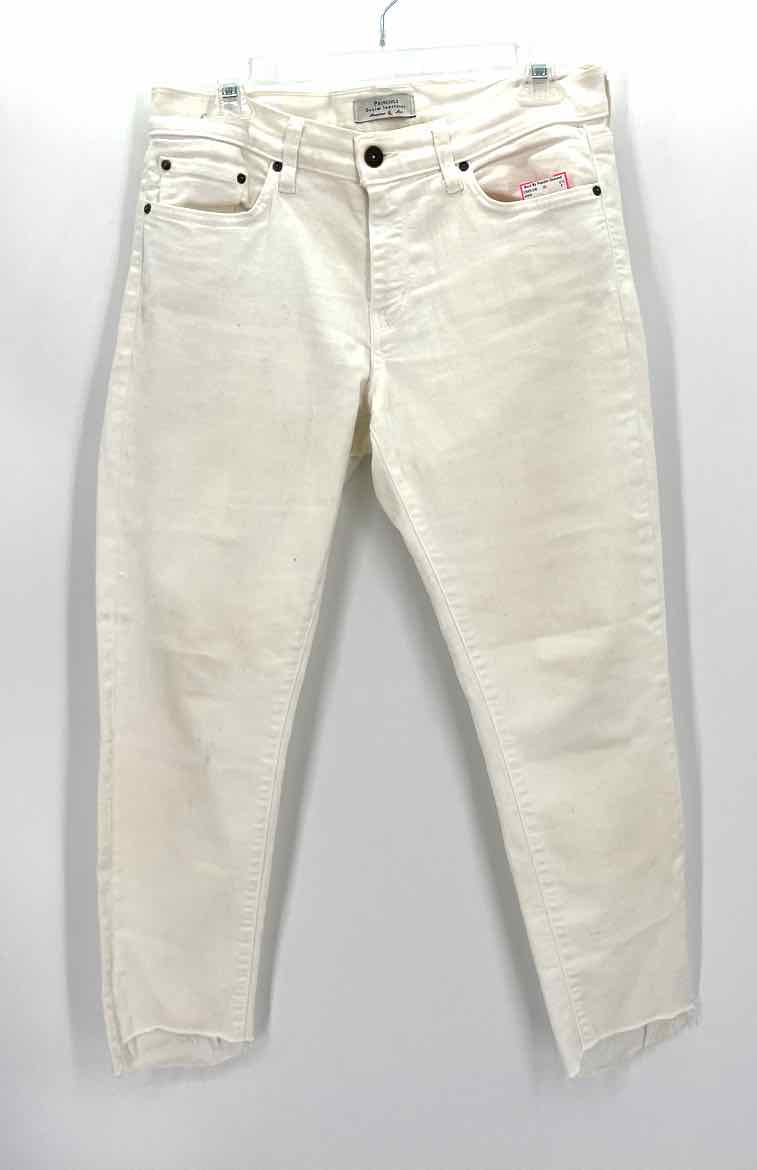Size 30 White Denier Jeans