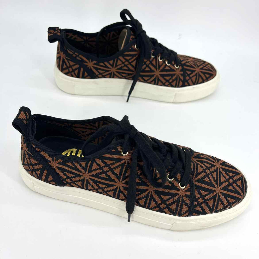 Shoe Size 8.5 ANTONIO MELANI Brown Knit Sneakers