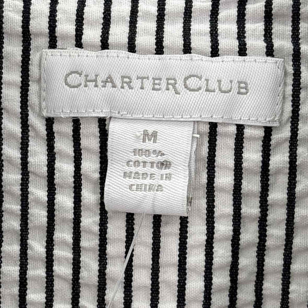 Size M CHARTER CLUB Multi-Color Jacket