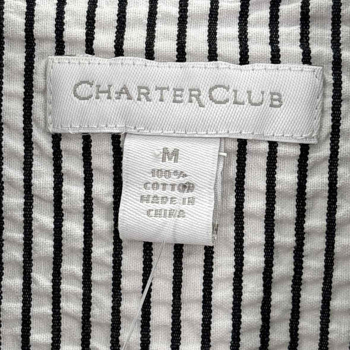 Size M CHARTER CLUB Multi-Color Jacket