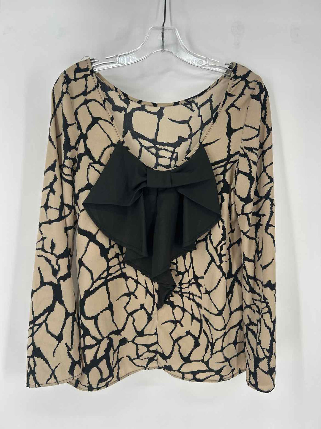 Size S Brown Print Shirt