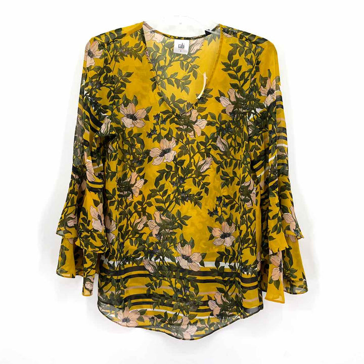 Size S CABI Yellow Shirt