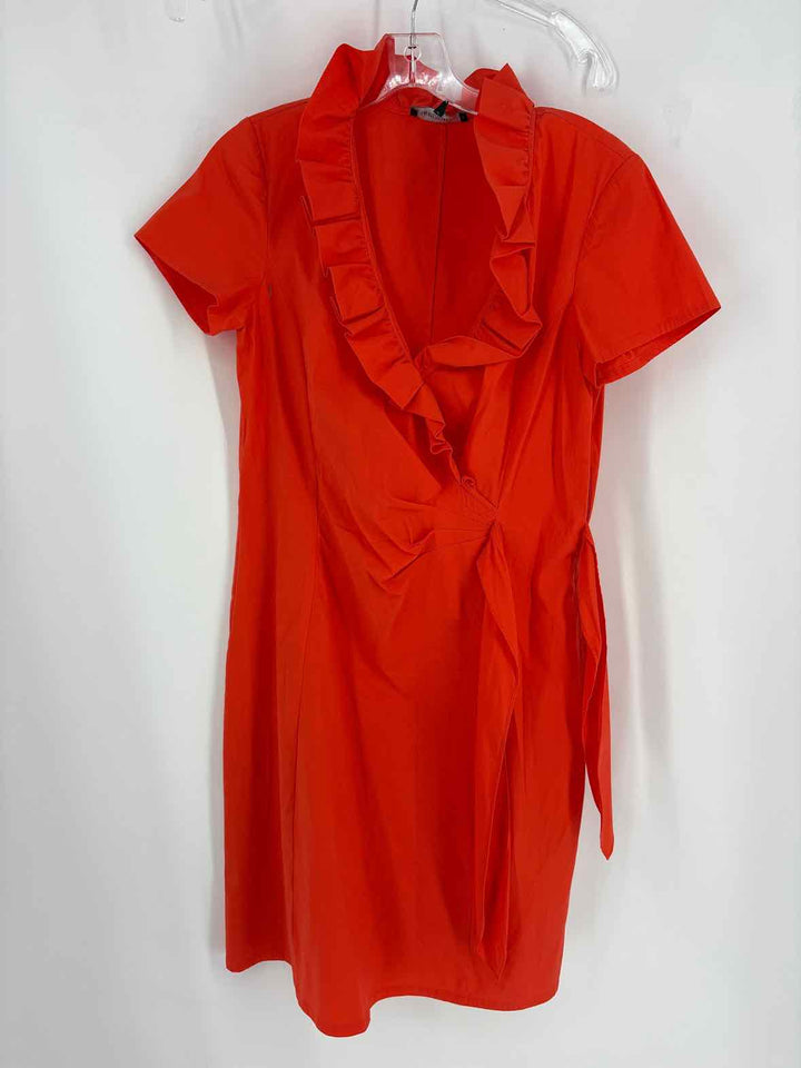 Size 6 LAFAYETTE Orange Dress