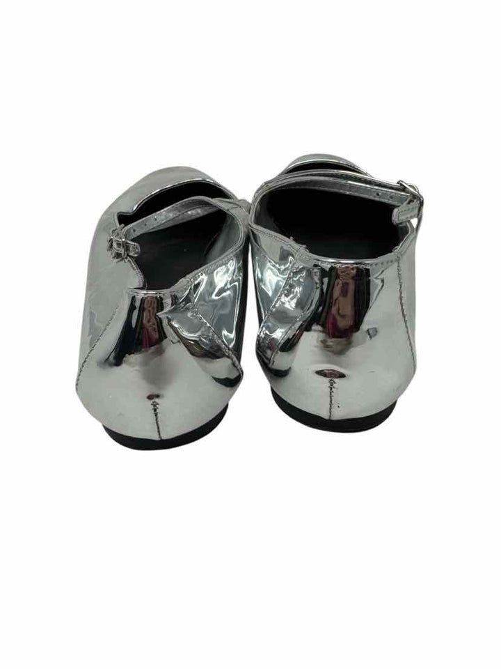 Shoe Size 7.5 Steve Madden Silver Flats