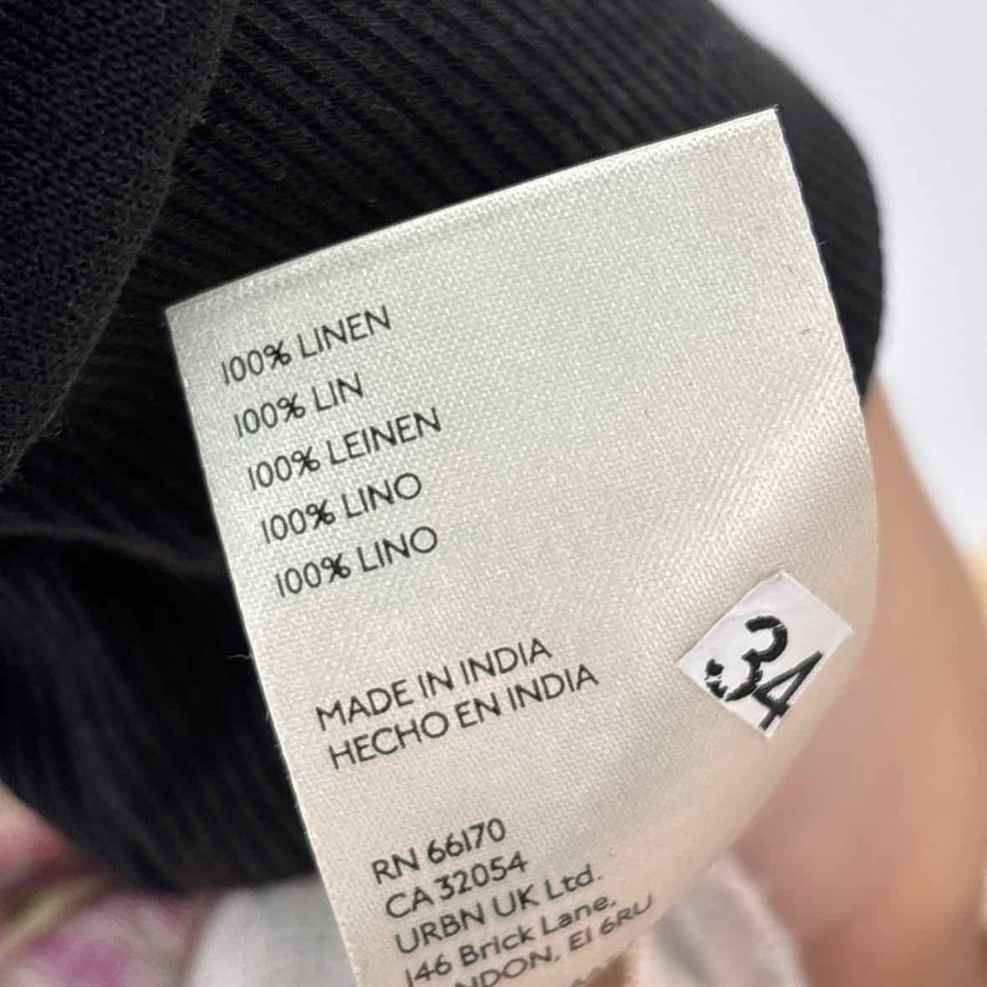 Size M Pilcro & the Letterpress Ivory Linen Shirt