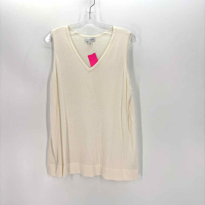 Size XL SUSAN GRAVER Ivory Knit Sweater
