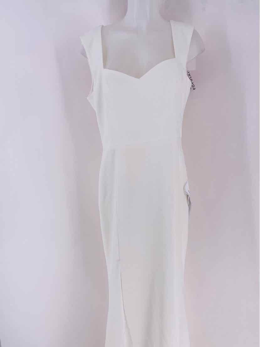 Size 2X DRESS THE POPULATION White Dress
