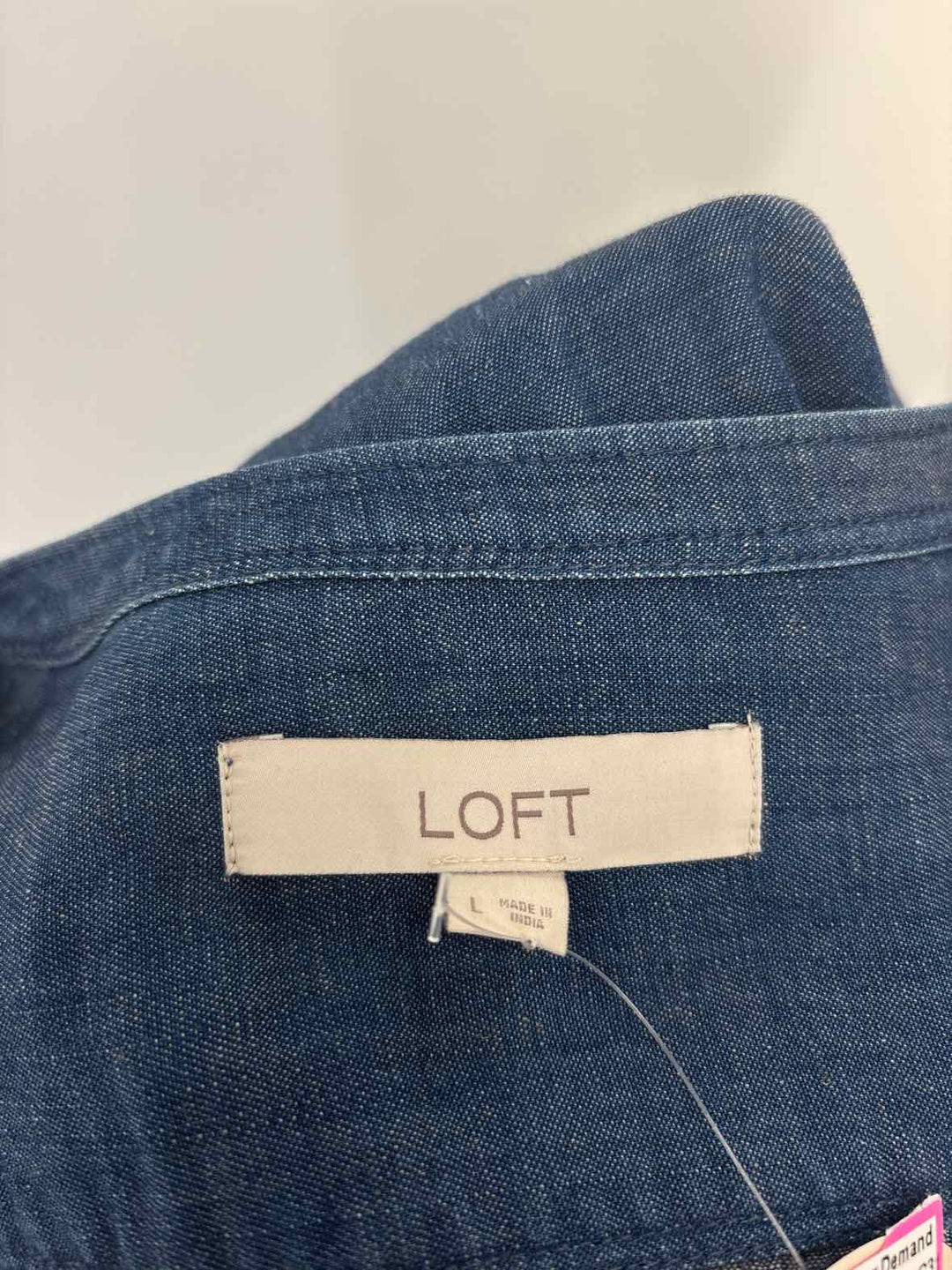 Size L LOFT Denim Dress