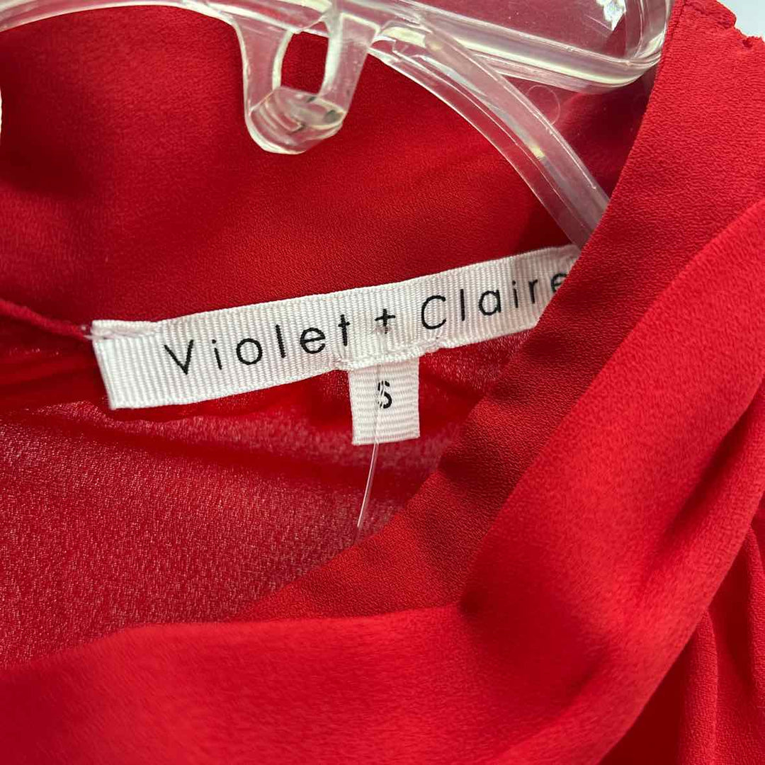 Size S VIOLET & CLAIRE Red Shirt