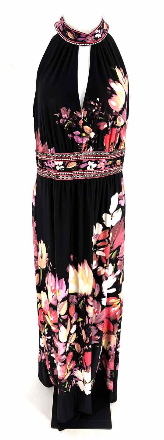 Size 12 Black Print Dress