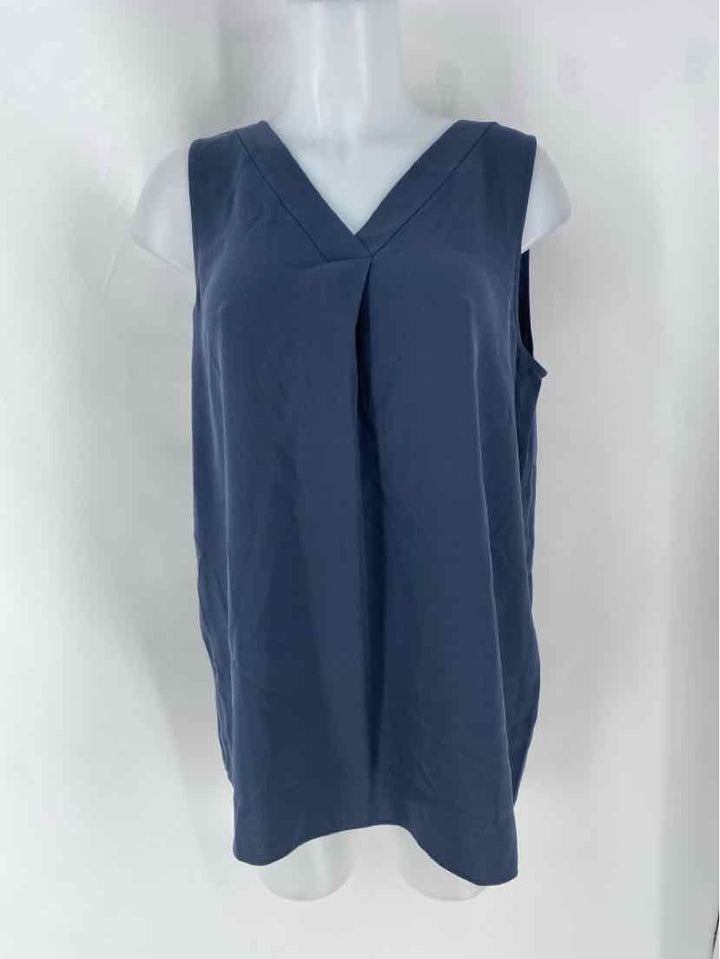 Size M Eileen Fisher Blue Shirt